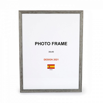 Рамка для фото 1 фото 30х40 см сірий бетон