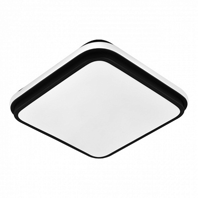 Светильник светодиодный Eurolamp квадрат A51 18 Вт белый 3000-6500 К LED-ALS-36-A51(black) 