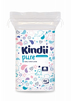Ватні диски Kindii Pure 60 шт. (м'яка)