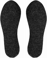 Стельки для обуви войлочные с фольгой Роллі 38-39 черный