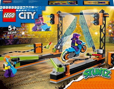 Конструктор LEGO City Трюковое испытание «Клинок» 60340
