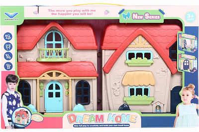 Будиночок для ляльок WENHAODA 17,5х16,5х8 см HSP1316206