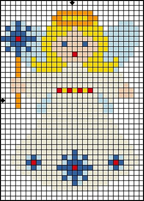 Набор со стразами (наклейка) Ангел 10x11 см GoToArt