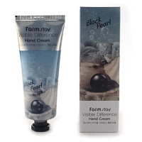 Крем FarmStay Visible Difference Hand Cream Black Pearl с экстрактом черного жемчуга 100 мл