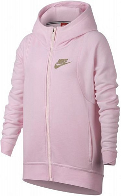 Джемпер Nike G NSW MDRN HOODIE FZ 890251-632 р. S світло-рожевий