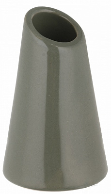 Ваза керамическая Eterna зеленая волна 4,5х4,5х13 см 105-13 