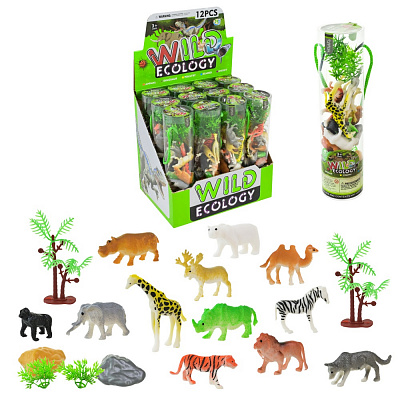 Набор фигурок с аксессуарами Shantou Животные дикие 303-301