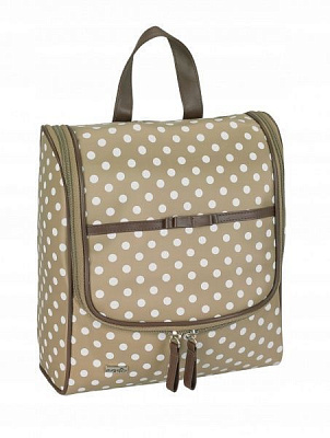 Косметичка REED Tiffany 7967 22x9x24 см коричневый с белым 