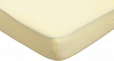 Простынь трикотажное 160x200 см желтый Durutex 