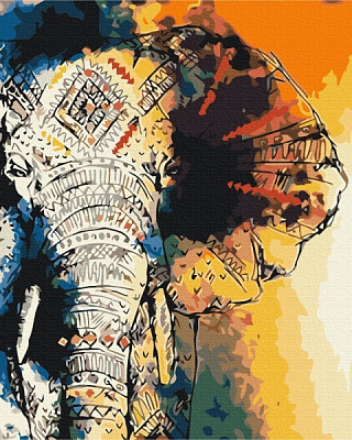 Картина по номерам Слон PBS52233 40x50 см Brushme 