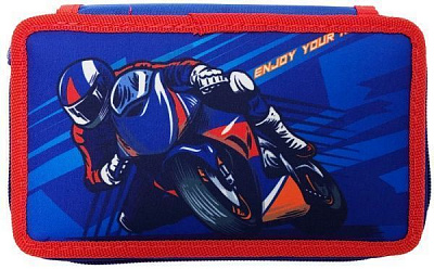 Пенал Rider 210/70D PL 20406 CLASS красный