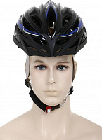 Шлем велосипедный Fitte FT-58-2 FT-58-2 р. 53-58 черный с синим