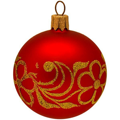 Шарик новогодний 3042H 60 мм