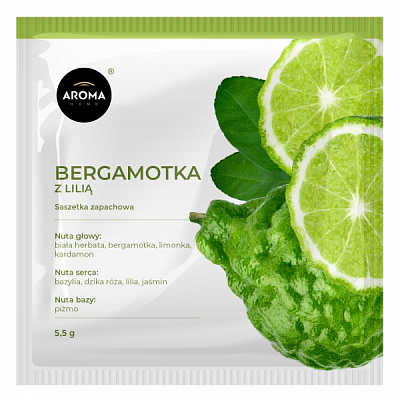 Ароматическое саше Aroma Home Бергамот с лилией Basic белый 