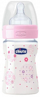 Бутылка детская Chicco пластиковая Well-Being 150 мл с силиконовой соской нормальный поток от 0+ 1 шт