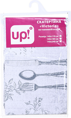 Скатерть Victoria 140x110 см белый с рисунком UP! (Underprice)