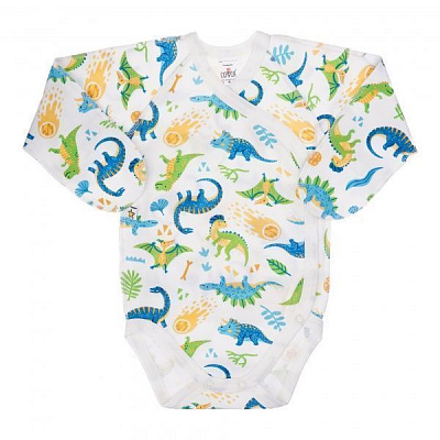 Боди детское ТМ Софія Dinosaurs р.56 синий 151156 