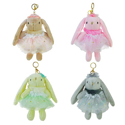 М'яка іграшка Shantou Зайчик у сукні 24 см в асортименті C35709