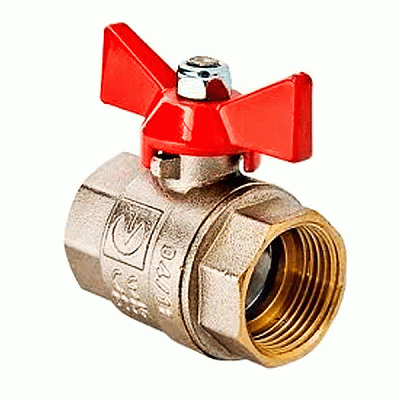 Кран кульовий ВН IVR з метеликом 3/4