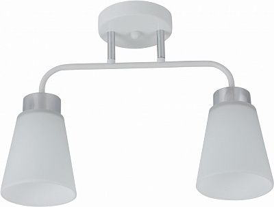 Люстра потолочная Sensio Jupiter 2x40 Вт E27 белый ALG-07539/2