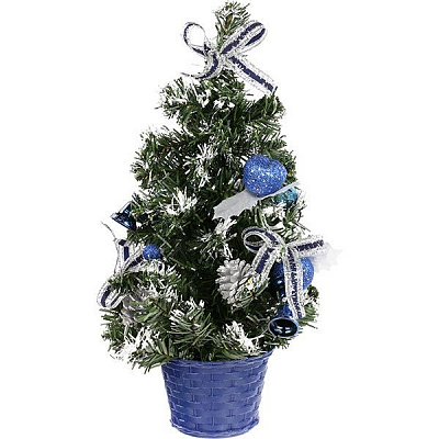 Ялинка штучна прикрашена 471898 зелений