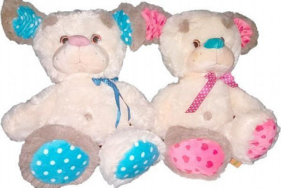 Мягкая игрушка Левеня собачка Дадди в ассортименте 40 см