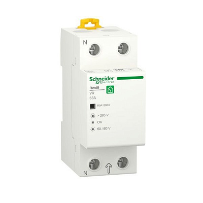 Реле напряжения Schneider Electric 63A 1P + N 230 В 50 Гц R9A12663