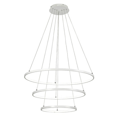 Люстра світлодіодна Victoria Lighting з пультом д/к 150 Вт білий Hongkong/SP3 white