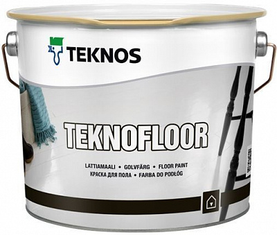 Емаль TEKNOS TEKNOFLOOR база 1 глянець 0,9л