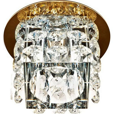 Светильник точечный Feron JD58 G9 золотопрозрачный 