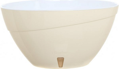 Горщик пластиковий Santino Calipso овальний 4,2л кремовий (K1 KRE-ALB)