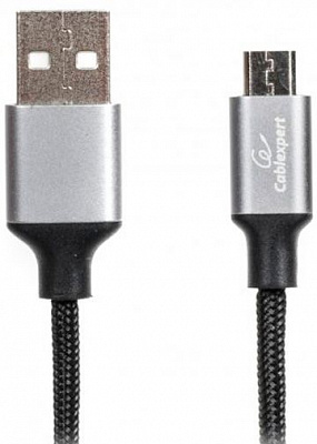 Кабель CABELEXPERT USB – microUSB 1 м чорний (CCPB-M-USB-09BK)
