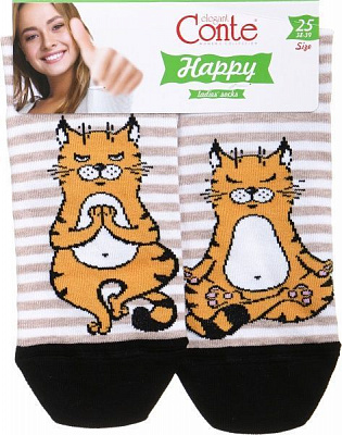 Шкарпетки Conte HAPPY 17С-21СП 125 р. 25 бежевий 1 шт.