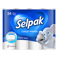 Туалетний папір Selpak Super Soft тришаровий 24 шт.