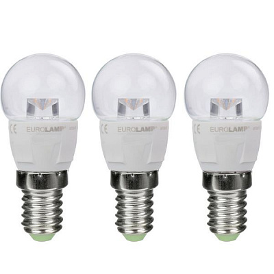 Лампа LED Eurolamp G45 5 Вт E14 4000K 3 шт