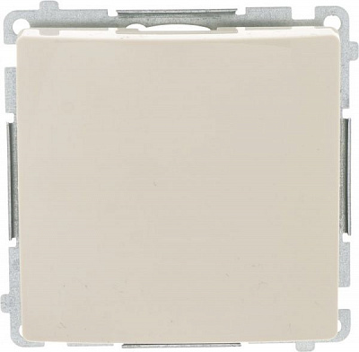 Вимикач одноклавішний Simon Basic без підсвітки 10 А 250В кремовий BMW1.01/12