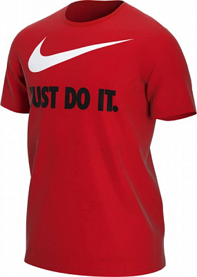 Футболка Nike M NSW TEE NEW JDI SWOOSH FS BV0623-657 р.S червоний