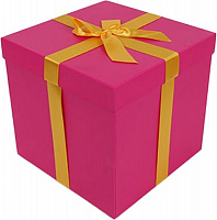 Коробка подарункова Престиж рожева 6002-5 31x31x29 см