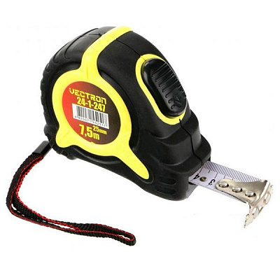 Рулетка Vectron 24-1-247 7,5м x25мм