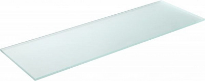 Полиця скляна прямокутна 8 мм 600x200 мм прозорий