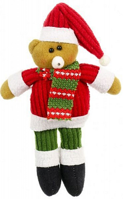 Підвіска Ведмідь Дід Мороз 24 см DL201660