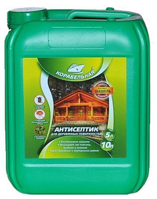 Антисептик КОРАБЕЛЬНАЯ для деревянных поверхностей 10 л