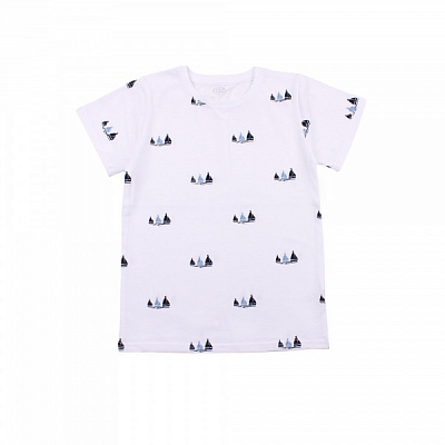 Футболка для хлопчиків Фламінго 864-424 р.134 білий