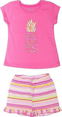 Пижама для девочек Фламинго 226-117 р.98 розовый 