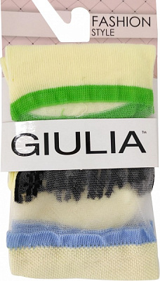 Шкарпетки жіночі Giulia WS2 CRISTAL 038 р. 39-40 жовтий