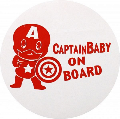 Наліпка TERRAPLUS CaptainBaby on board