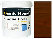 Лазур Bionic House лесуюча універсальна Aqua Color UV protect шоколад шовковистий мат 2,5 л