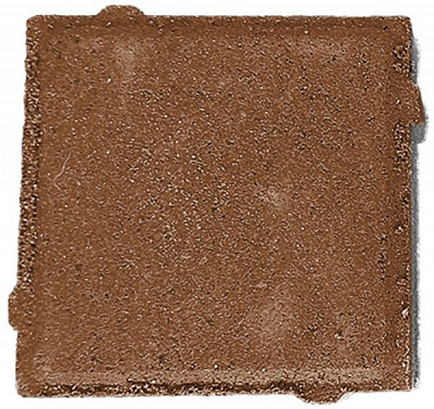 Тротуарная плитка Квадрат 100х100х60 коричневая