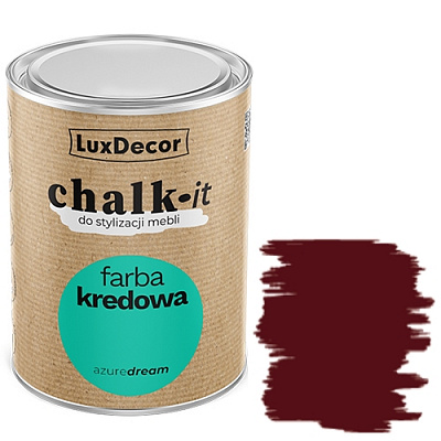 Фарба LuxDecor Chalk-it rubyforce мат 0,125 л