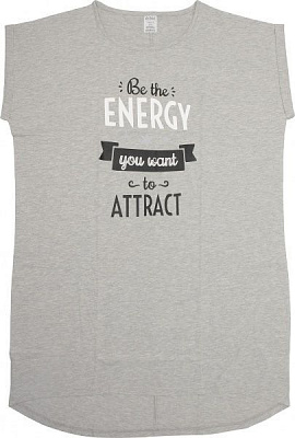 Туника La Nuit Home Energy р. M серый 